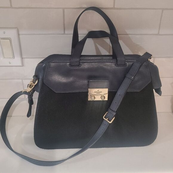 KATE SPADE Alice Street Luxe Adrianna Calf Hair Leather Handbag $998 - Picture 1 of 16